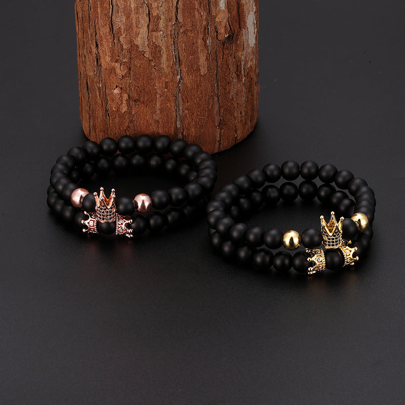 Crown Love Unisex Beaded Bracelets