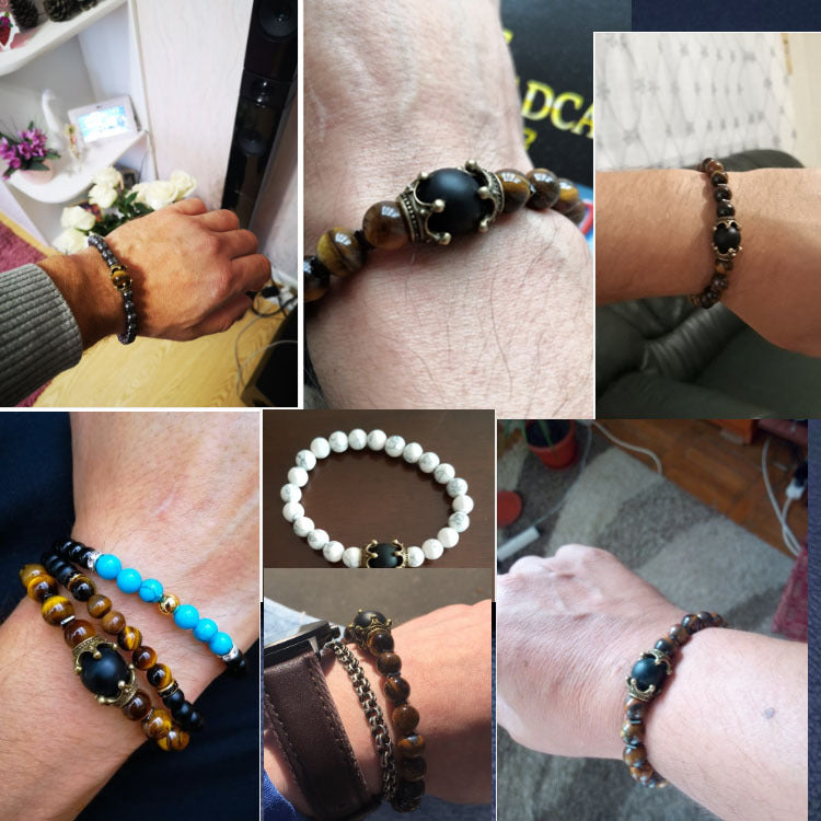 Crown Him Beaded Bracelets