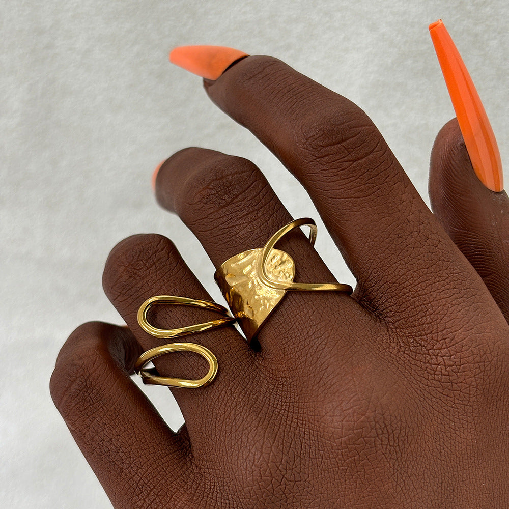 Luxy Girl Stainless Steel Plated Rings