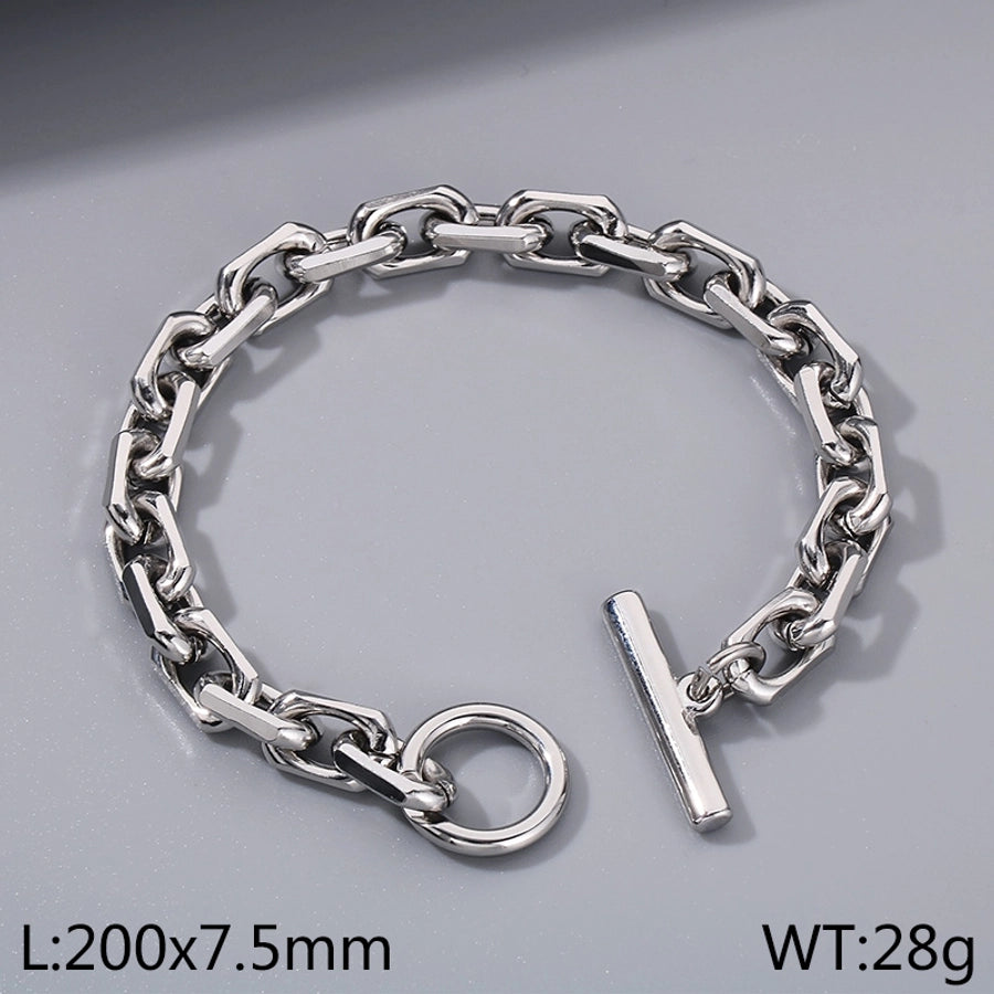 Bold & Beautiful Stainless Steel 18K Gold Plated Bracelets