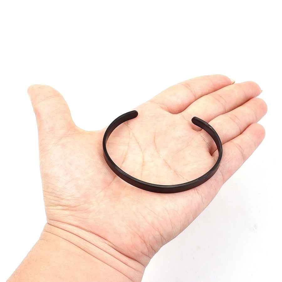 Men C- Cuff Bracelet Stainless Steel