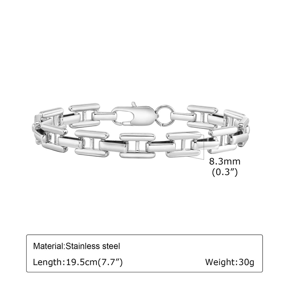 Everyday Wear Men's Stainless-Steel Bracelets