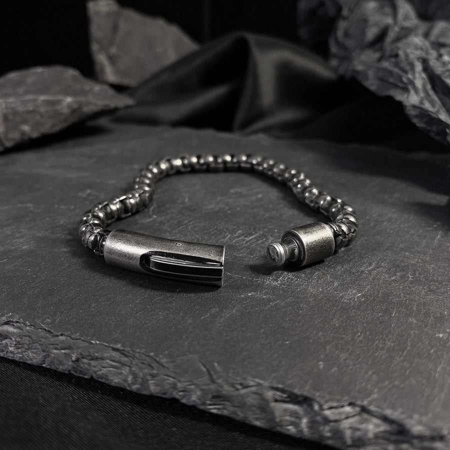 Lock Stainless Steel Plated Men's Bracelets