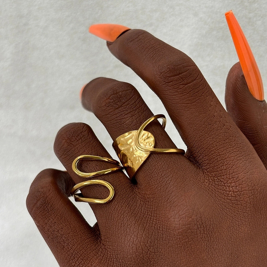 Luxy Girl Stainless Steel Plated Rings