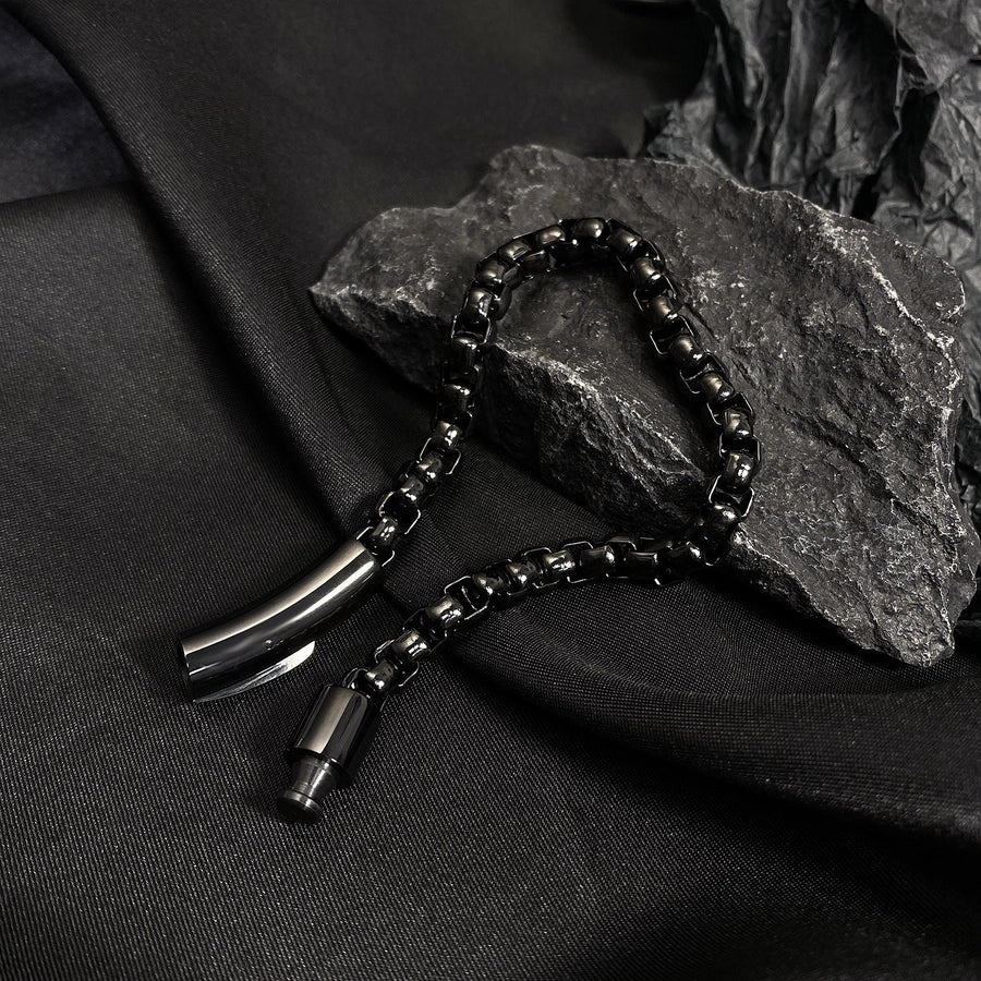 Lock Stainless Steel Plated Men's Bracelets