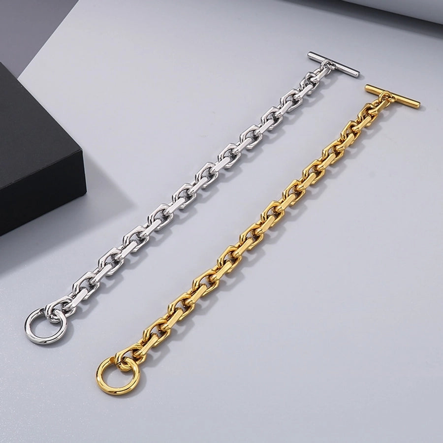 Bold & Beautiful Stainless Steel 18K Gold Plated Bracelets