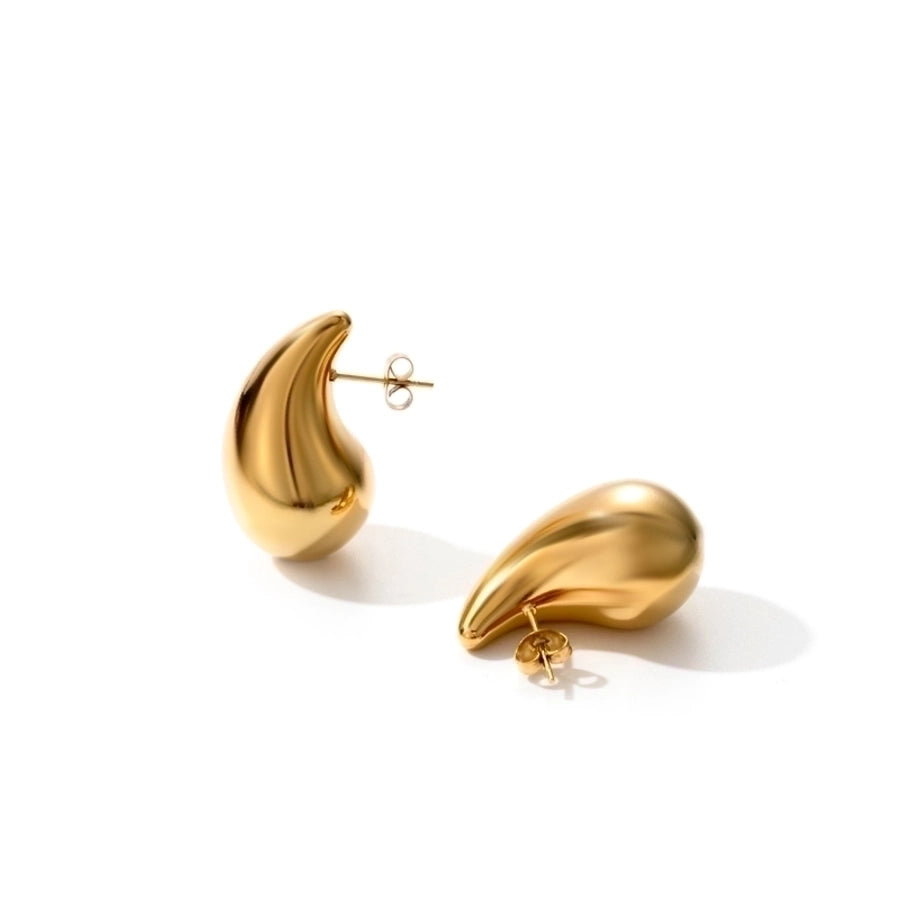 1 Pair Tear/Water Drop Style Stainless Steel Earings