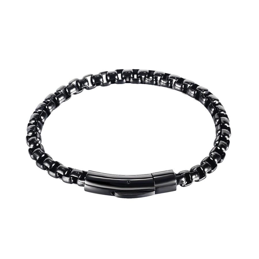 Lock Stainless Steel Plated Men's Bracelets