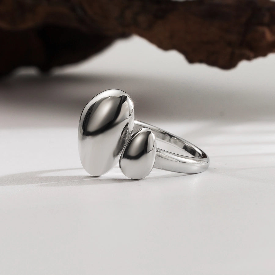 Unique Design Simply Elegant Stainless Steel 18K Gold Plated Ring