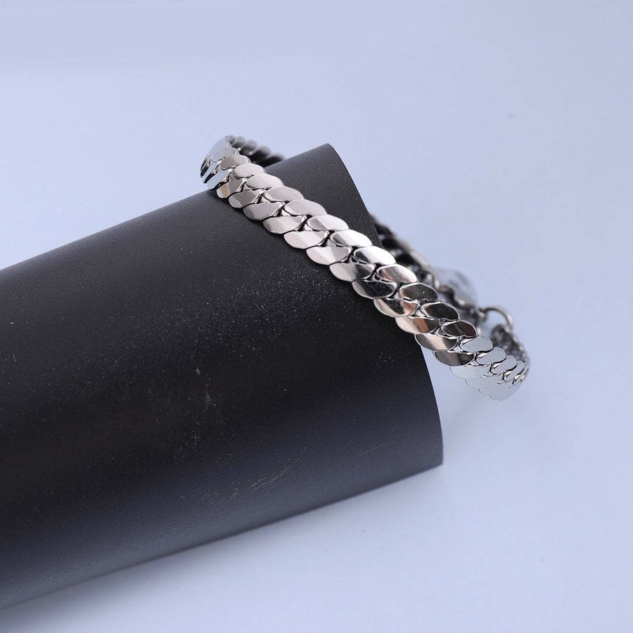 Level Up Stainless-Steel Men's Bracelet