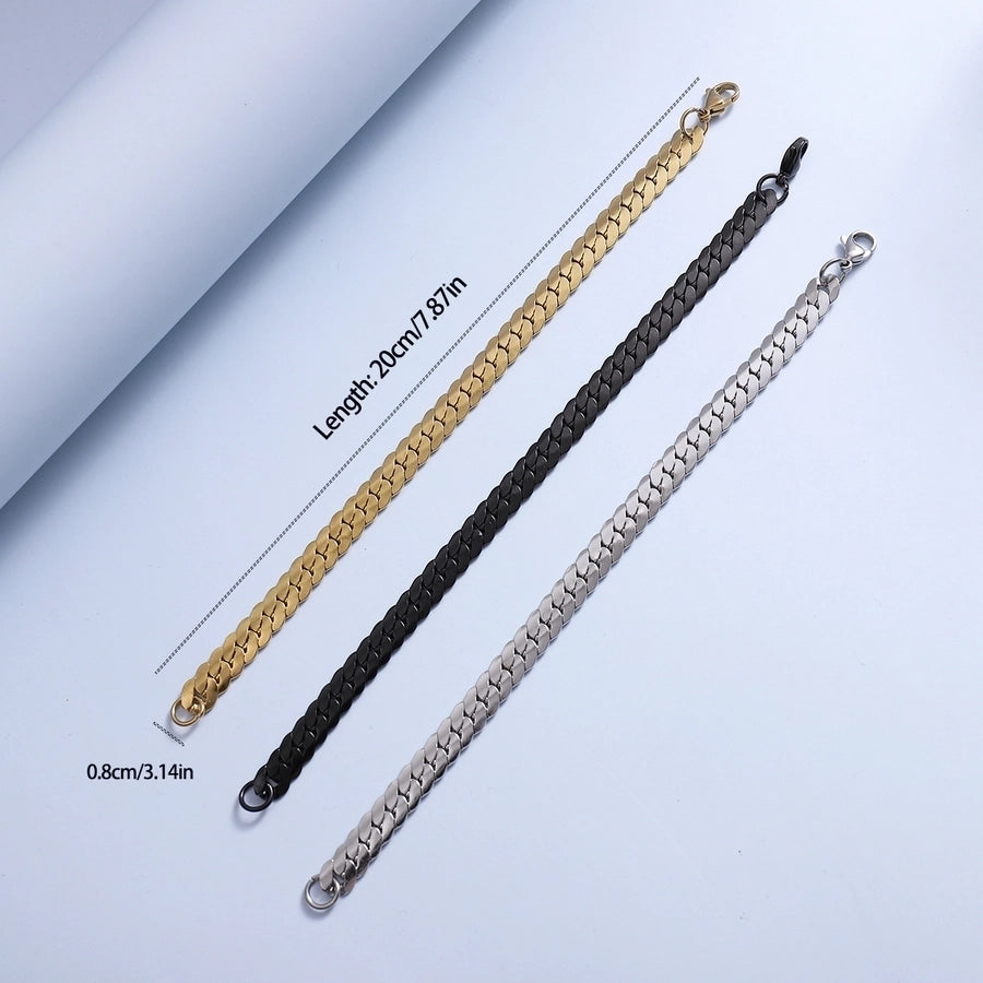 Level Up Stainless-Steel Men's Bracelet
