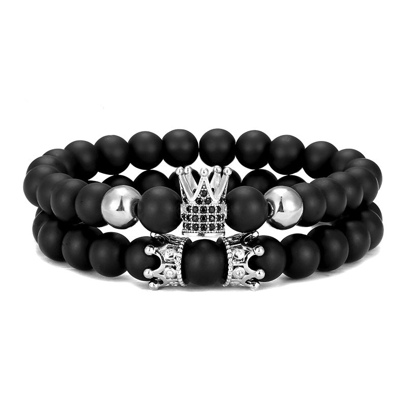 Crown Love Unisex Beaded Bracelets