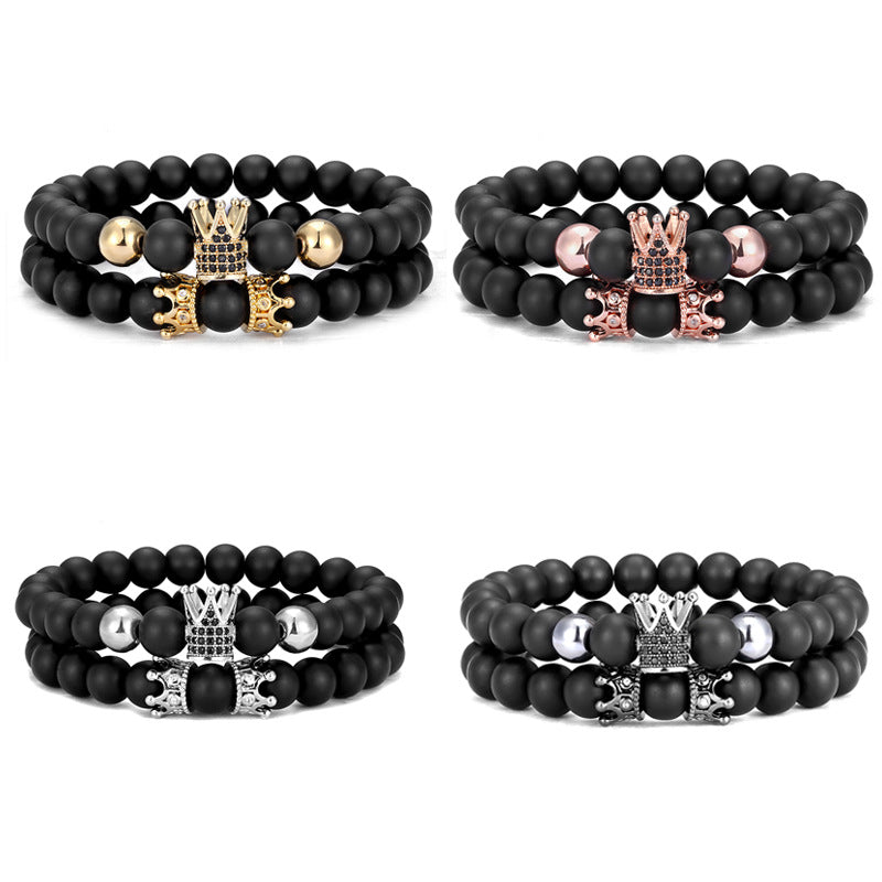 Crown Love Unisex Beaded Bracelets