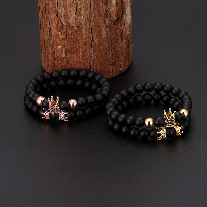 Crown Love Unisex Beaded Bracelets