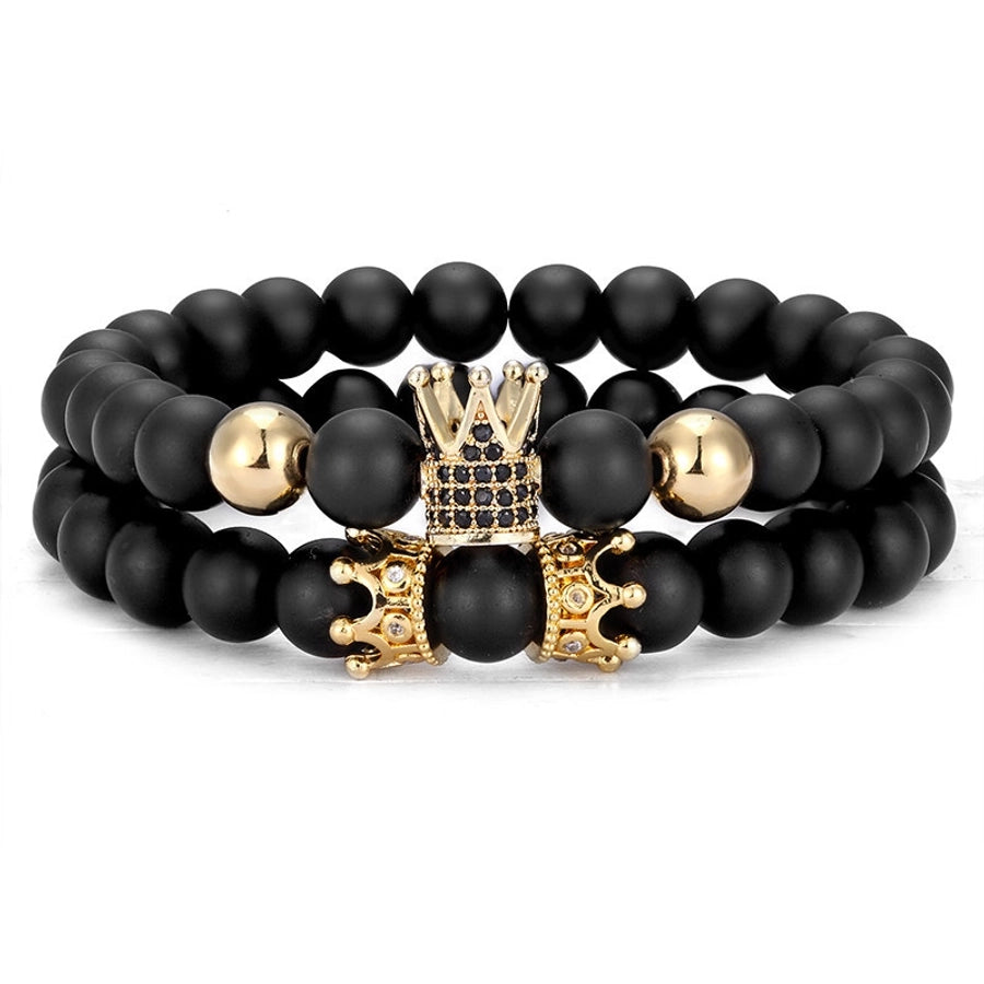 Crown Love Unisex Beaded Bracelets