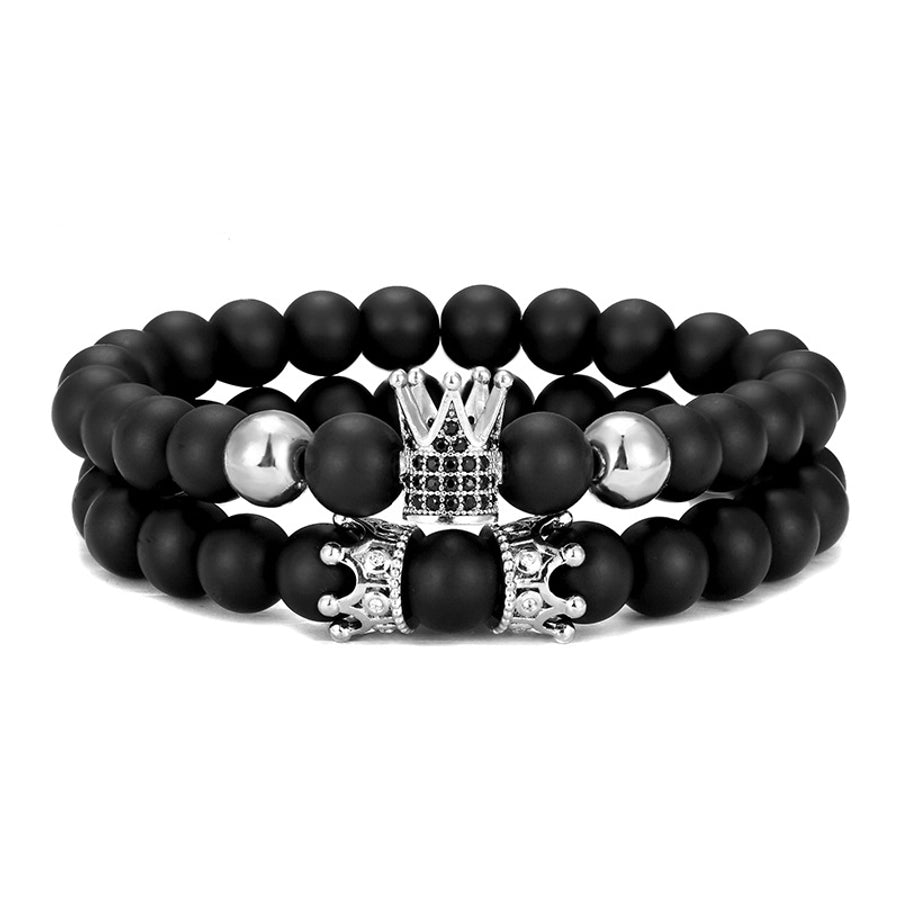 Crown Love Unisex Beaded Bracelets