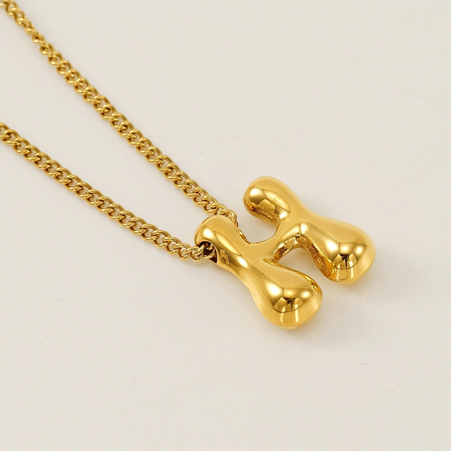 Bubble Up Necklace Stainless Steel 18K Gold Plated