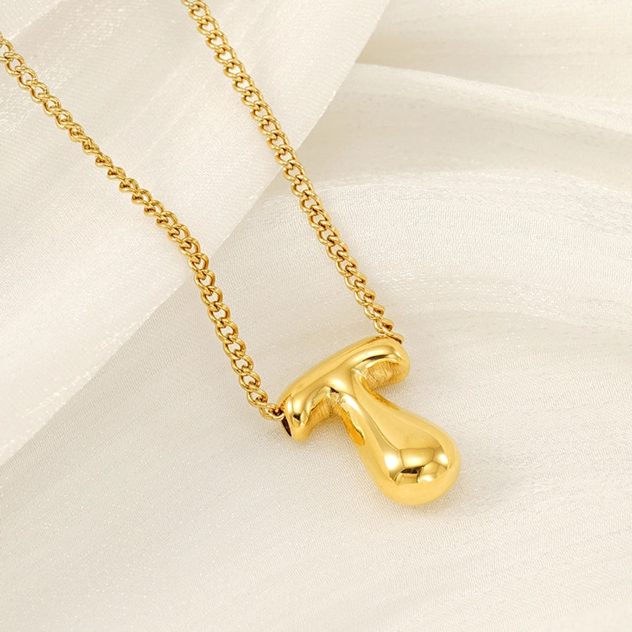 Bubble Up Necklace Stainless Steel 18K Gold Plated