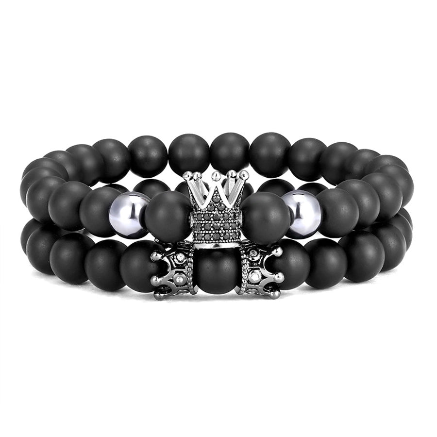 Crown Love Unisex Beaded Bracelets