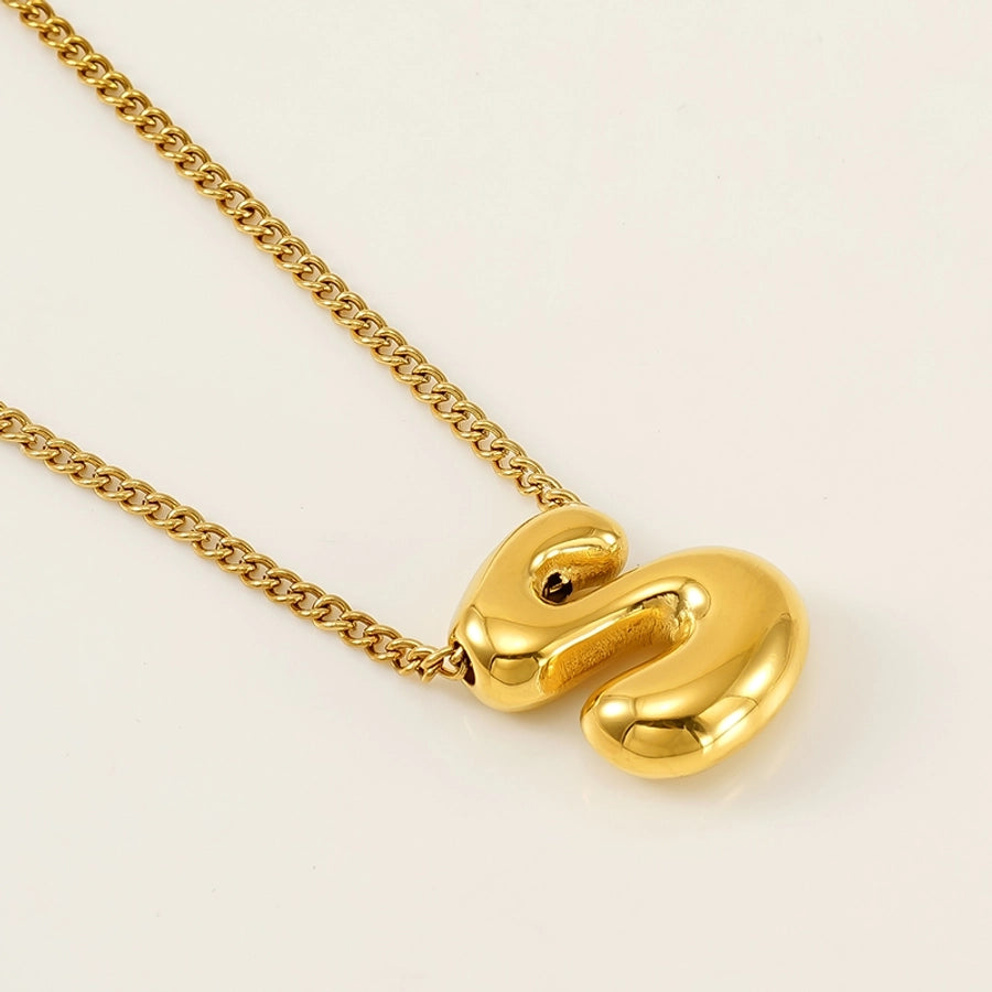 Bubble Up Necklace Stainless Steel 18K Gold Plated