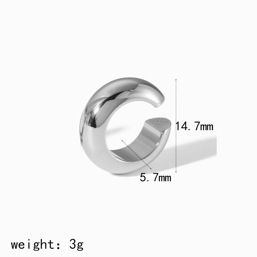 A Pop of Style Ear Cuffs Plated 304 Stainless Steel