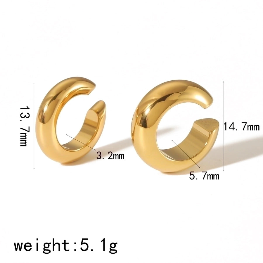 A Pop of Style Ear Cuffs Plated 304 Stainless Steel