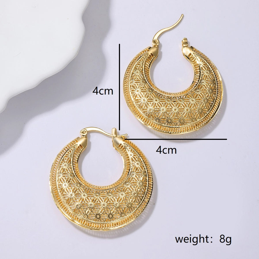 Romance Me Hoops 18K Gold Plated