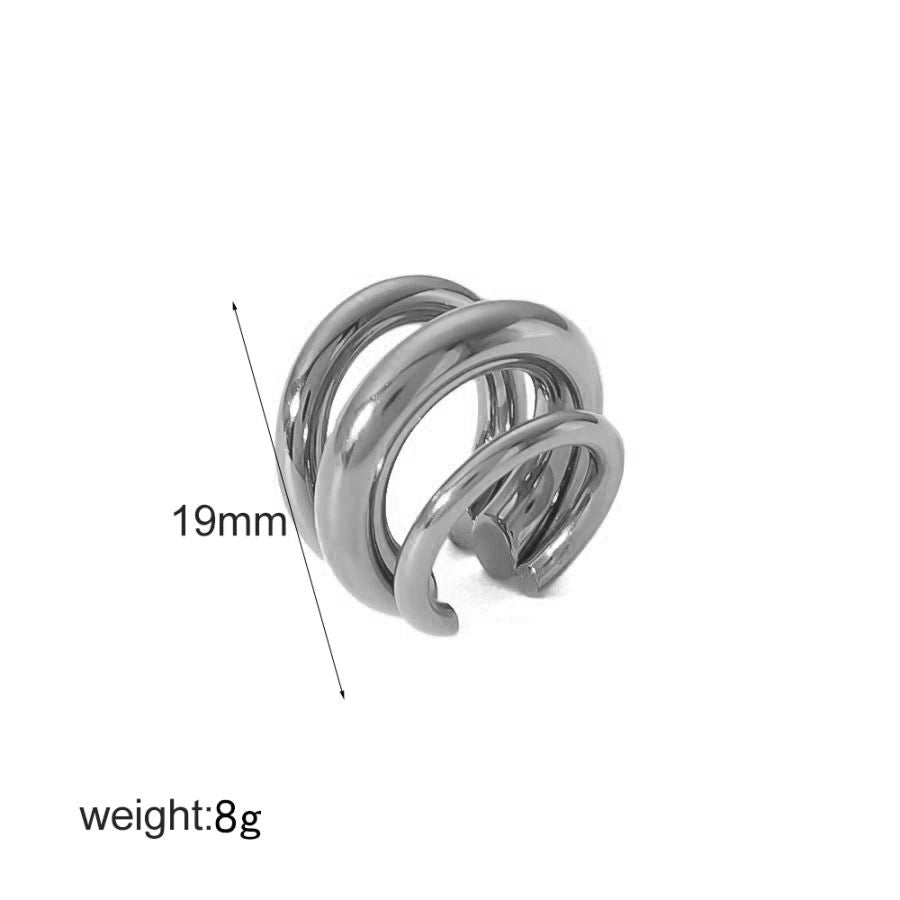 A Pop of Style Ear Cuffs Plated 304 Stainless Steel