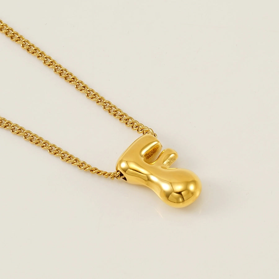 Bubble Up Necklace Stainless Steel 18K Gold Plated