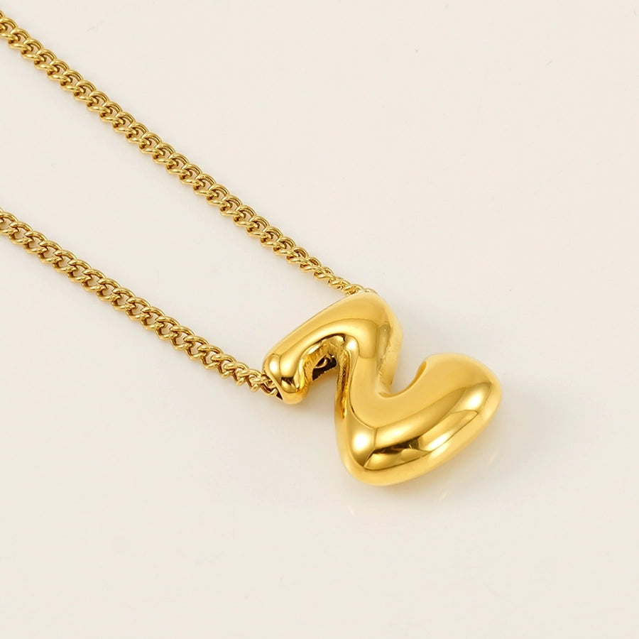 Bubble Up Necklace Stainless Steel 18K Gold Plated