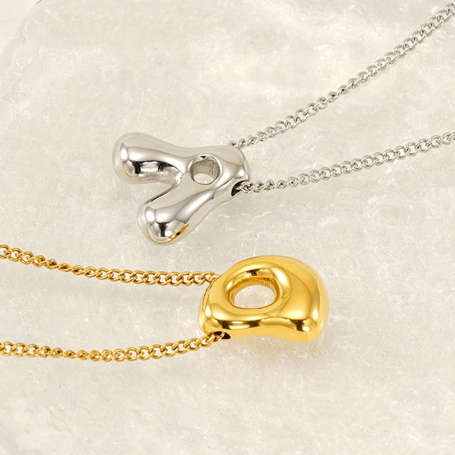 Bubble Up Necklace Stainless Steel 18K Gold Plated