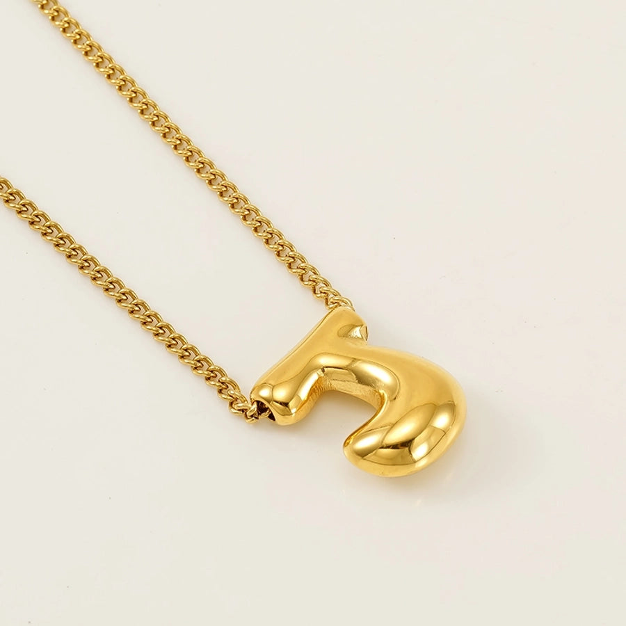 Bubble Up Necklace Stainless Steel 18K Gold Plated