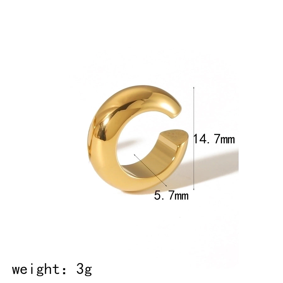 A Pop of Style Ear Cuffs Plated 304 Stainless Steel