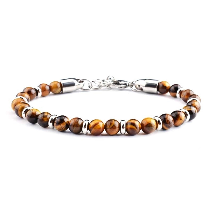 Simply Him Stainless Steel Beaded Bracelets