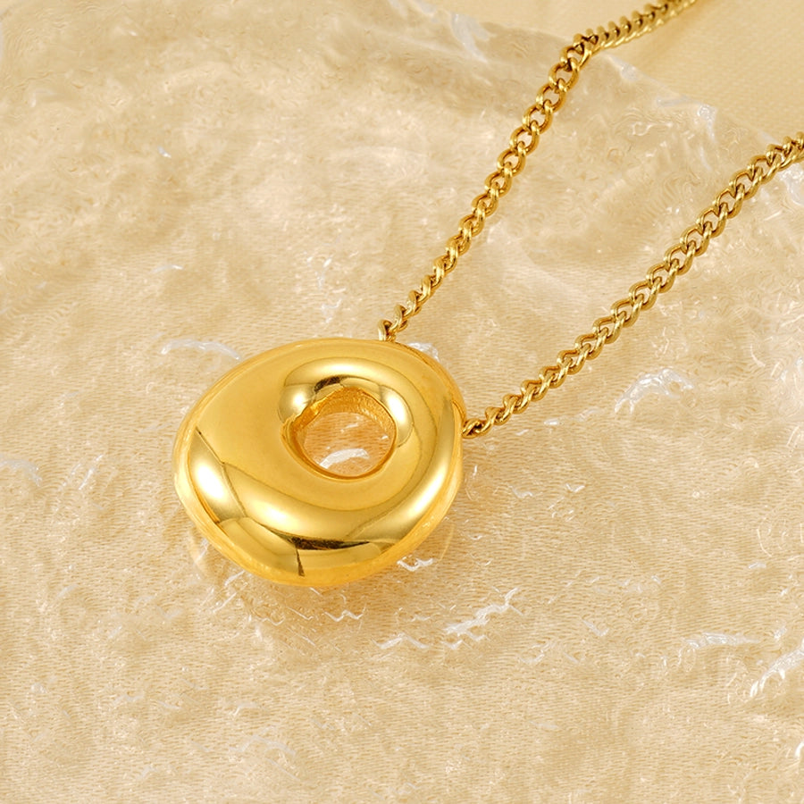 Bubble Up Necklace Stainless Steel 18K Gold Plated