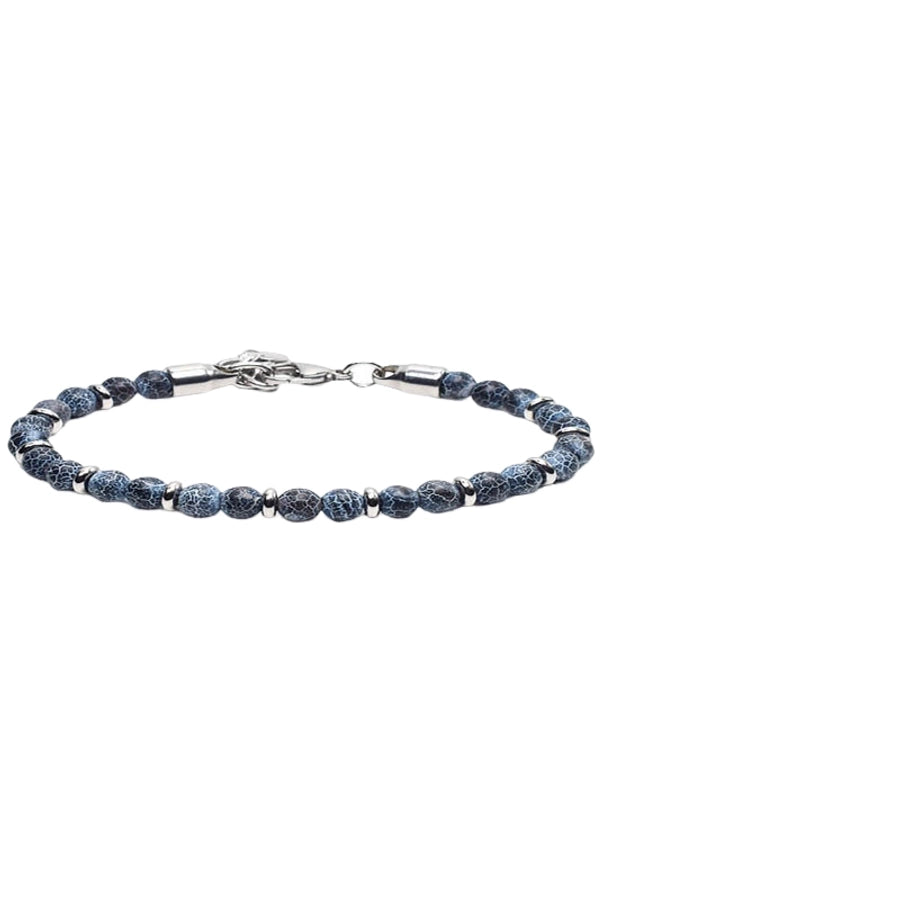 Simply Him Stainless Steel Beaded Bracelets