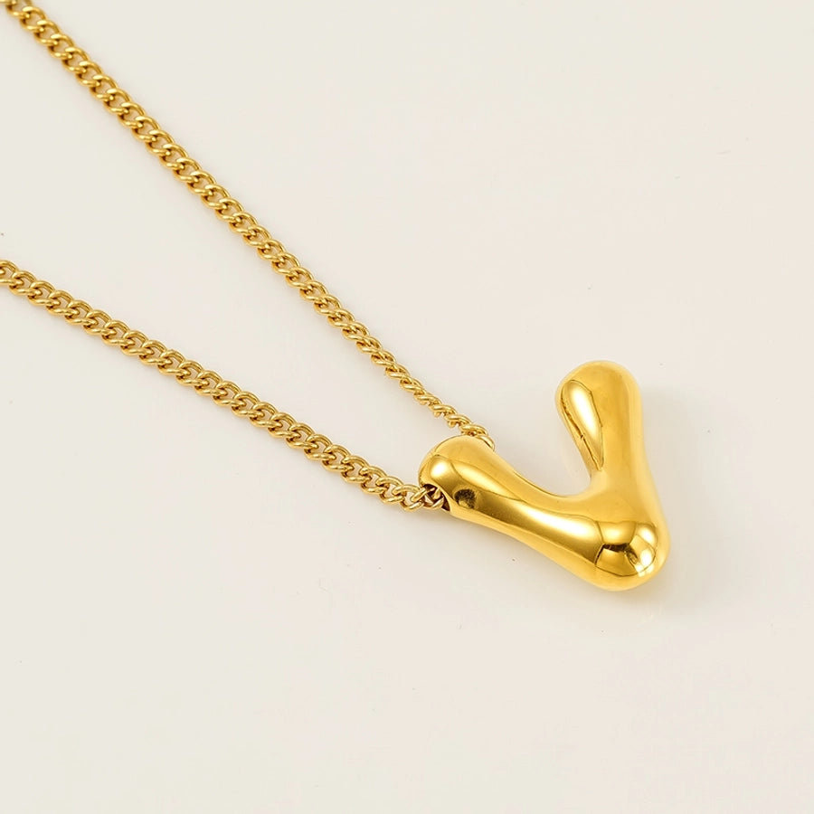 Bubble Up Necklace Stainless Steel 18K Gold Plated