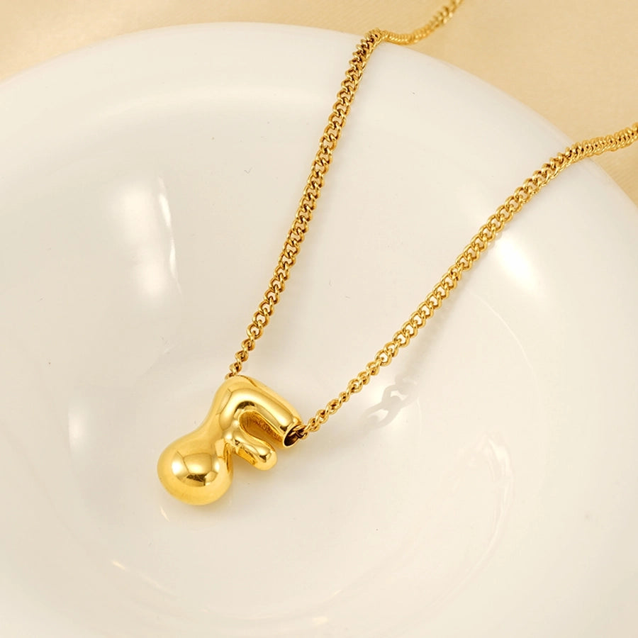 Bubble Up Necklace Stainless Steel 18K Gold Plated