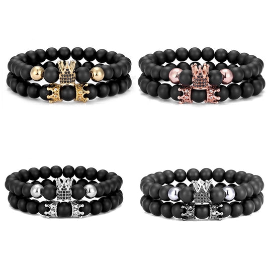 Crown Love Unisex Beaded Bracelets