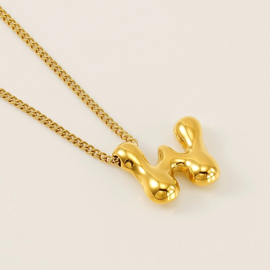 Bubble Up Necklace Stainless Steel 18K Gold Plated