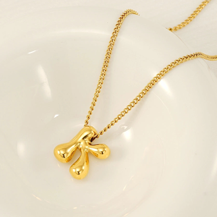 Bubble Up Necklace Stainless Steel 18K Gold Plated