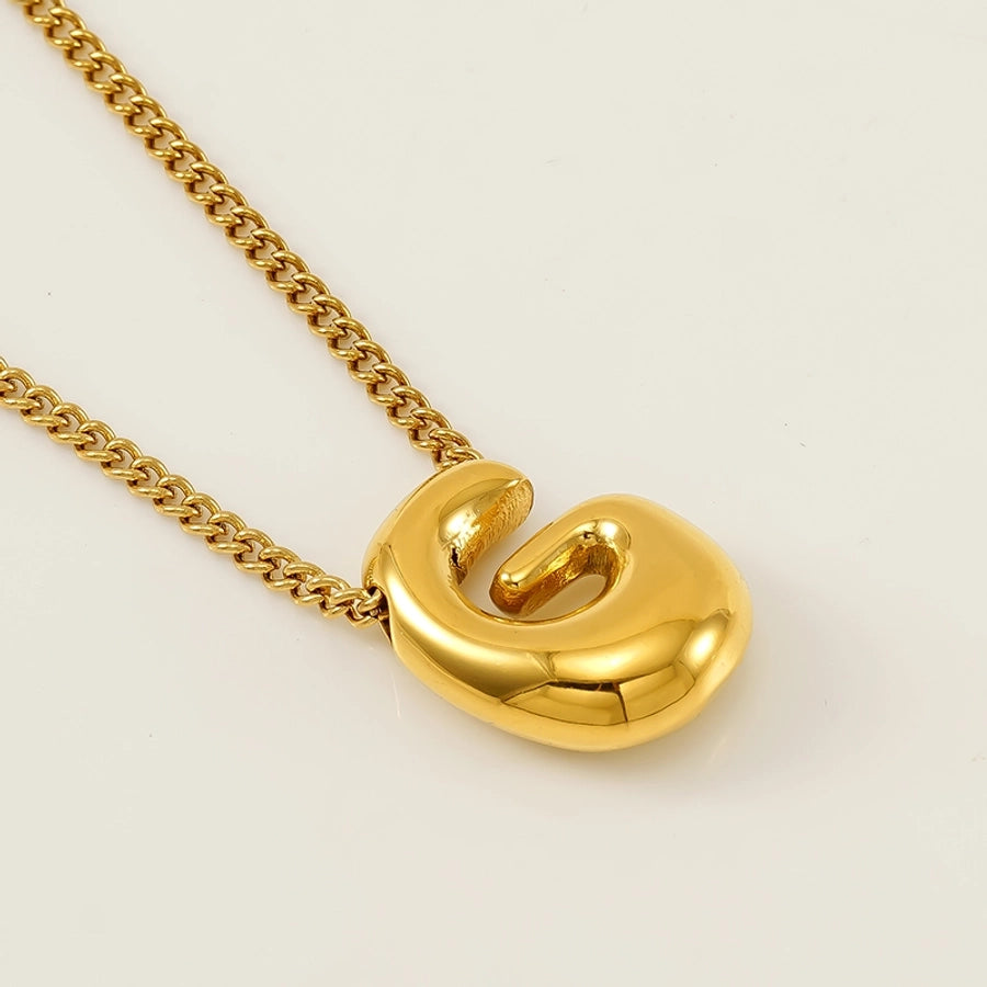 Bubble Up Necklace Stainless Steel 18K Gold Plated