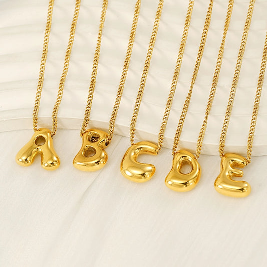 Bubble Up Necklace Stainless Steel 18K Gold Plated