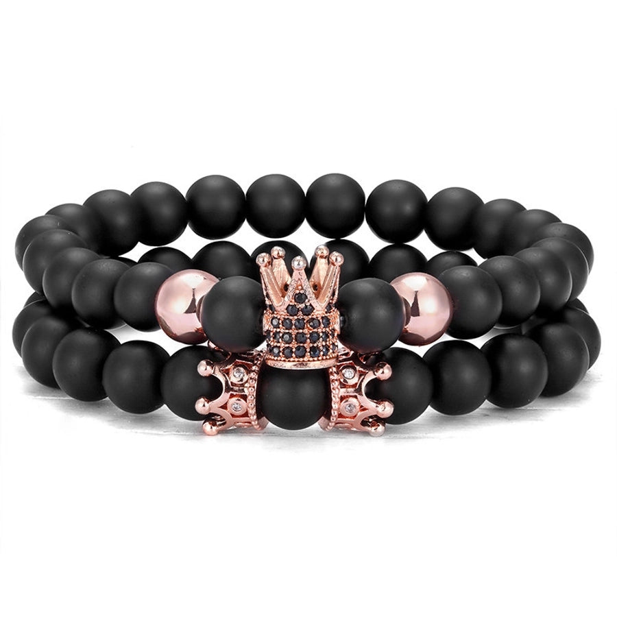 Crown Love Unisex Beaded Bracelets