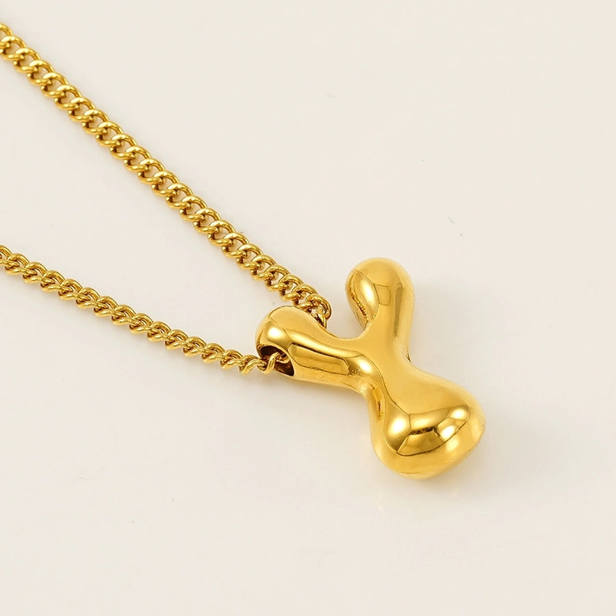 Bubble Up Necklace Stainless Steel 18K Gold Plated