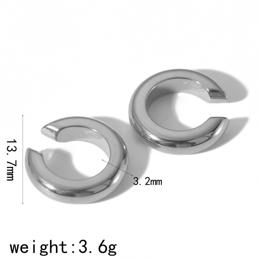 A Pop of Style Ear Cuffs Plated 304 Stainless Steel