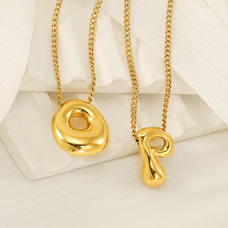 Bubble Up Necklace Stainless Steel 18K Gold Plated