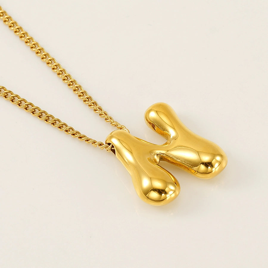 Bubble Up Necklace Stainless Steel 18K Gold Plated