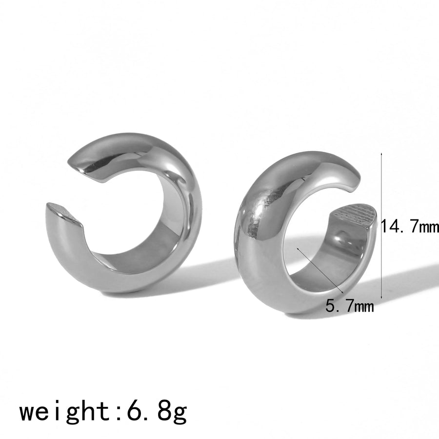 A Pop of Style Ear Cuffs Plated 304 Stainless Steel