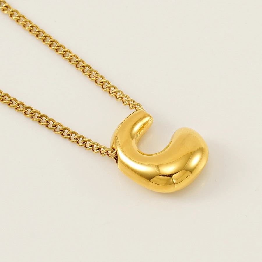 Bubble Up Necklace Stainless Steel 18K Gold Plated